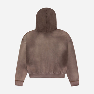 Customised Plained Vintage Streetwear Acid <b>Wash</b> Hoodie Sports Heavyweight <b>Tech</b> Fleece Men's Hoodie Sweatshirt - Product Image 4