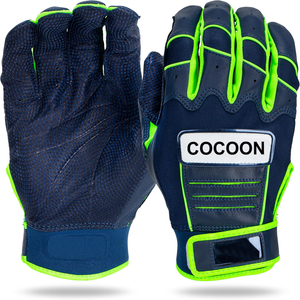 Guantes de Bateo de Béisbol/Sóftbol de Cuero Transpirable, Duraderos y de Alta Calidad, Precio al por Mayor OEM, Personalizables, para Entrenamiento Deportivo - Product Image 5