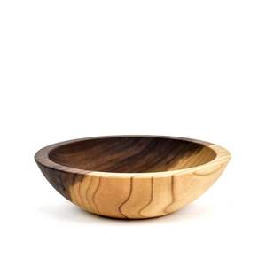 Plat de service jetable en bois 100% naturel, extra large, contemporain, décoratif, de luxe, pour cuisine, restaurant, salade et fête - Product Image 4