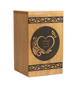Urnas Funerarias Decorativas Modernas de Madera para Adultos, Urnas Hechas a Mano para Hombre y Mujer - Product Image 1