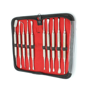 Juego de elevador de periostio dental, 10 Uds., implante de doble extremo y separadores de membrana periodontal, Kit de instrumentos quirúrgicos - Product Image 1