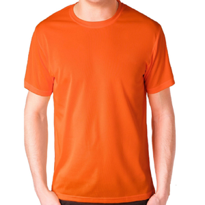 เสื้อยืดคอกลมแขนสั้นผ้าโพลีเอสเตอร์สำหรับผู้ชายผ้าฝ้าย180gsm ระบายอากาศได้ดีขนาดพิเศษ - Product Image 6
