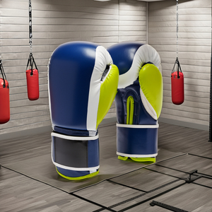 Gants de boxe 6oz, gants d'entraînement professionnels MMA pour enfants, en cuir PU imperméable, fermeture à boucle et à scratch au poignet - Product Image 4