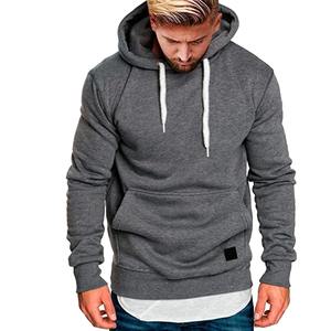 Pull-over décontracté à manches longues pour hommes doux automne rappeur Hip Hop sweats à capuche vêtements de sport - Product Image 6
