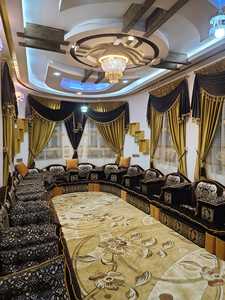 Design d'intérieur Majlis arabe, design classique moderne, ensemble élégant pour salon, sièges d'angle luxueux, design gain de place - Product Image 4