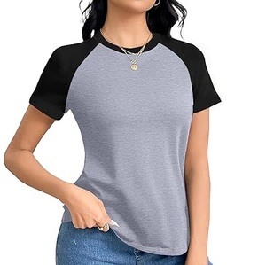 Camiseta de Hombre Nueva, Superventas, con Ribete en Contraste, 100% Algodón, Transpirable, Mangas Raglán, Corte Regular de Verano, Ecológica - Product Image 1
