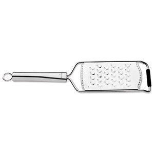 Rallador de Cuchillas Grandes SMART Cromado Pulido 2463 (31x7.7cm) para Frutas y Verduras de Acero Inoxidable de Ghidini Cipriano - Product Image 1