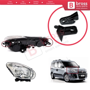 BHL500 Headlight Holder Mount Repair Bracket Tab Set Right Side for Doblo MK2 263 2010-2014 Pre-Facelift 51810671 - Product Image 5