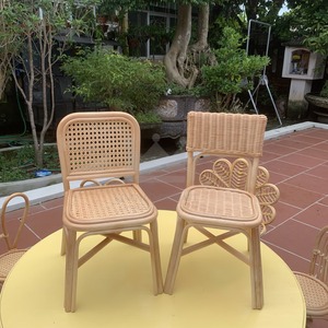 Silla de ratán de madera de diseño moderno de alta calidad para niños, para el hogar, Hotel, dormitorio, parque al aire libre, muebles de sala de estar, tamaño personalizado - Product Image 2