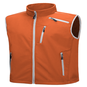 Veste sans manches à col montant personnalisée avec logo, coupe ajustée, séchage rapide, écologique, respirante, pour les sports de plein air - Product Image 5