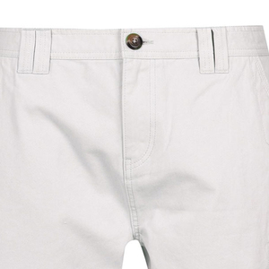 กางเกงขาสั้นผ้าคอตตอนสำหรับผู้ชายกางเกงขาสั้นระบายอากาศได้ดีสีพื้นมีกระเป๋าย้อมสีล้วนสำหรับฤดูร้อน - Product Image 5