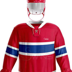 ชุดกีฬาสำหรับเล่นกีฬาฮอกกี้น้ำแข็งเครื่องแบบฮ็อกกี้น้ำแข็งออกแบบได้ตามต้องการ - Product Image 3