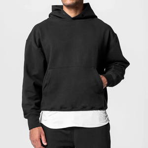 Ensemble de survêtement jogging 2 pièces unisexe sur mesure 2025, grande taille, à capuche, écologique, 100 % nylon - Product Image 6