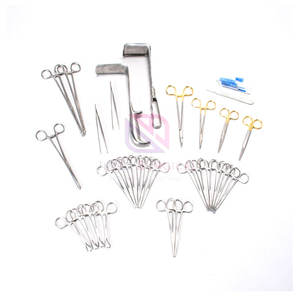 JIMED SURGICAL Juego de Instrumentos Quirúrgicos de Acero Inoxidable, Kit de Cirugía General, Herramientas Manuales, Certificado CE ISO13485 - Product Image 2