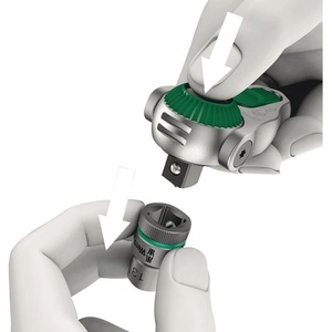 Juego de Llaves de Tubo 8100 SB All-in-Zyklop Speed de 35 Piezas, Accionamiento de 3/8 Pulgadas, Tamaños de 6 a 19 mm, 72 Dientes, 6 Puntas, Juego de Herramientas WERA - Product Image 4