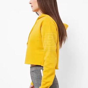 Sudadera Corta con Capucha, Forro de Algodón/Poliéster, Logotipo en la Parte Delantera, Transpirable, Estilo Casual para Invierno, Precio al por Mayor, Servicio OEM, Superventas - Product Image 2