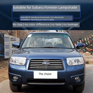 Cubierta de Lente de Faro LED para Subaru <span class=keywords><strong>Forester</strong></span> <span class=keywords><strong>2006</strong></span> 2007, Reemplazo de Carcasa de Faro Delantero, Carcasa de Plástico Transparente para Lámpara - Product Image 3