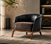Chaise de salle à manger rembourrée moderne et confortable, fabriquée sur mesure par l'usine LIDENG, avec structure en bois et contreplaqué courbé