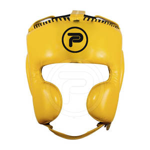Protector de cabeza de boxeo de alta calidad embalaje personalizado recién llegado hecho de cuero PU - Product Image 1