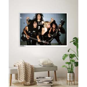 Póster de Demonio Slayer de 1986, Estilo Art Deco Moderno, Lienzo enmarcado, Arte de Pared de Anime, Marco de Madera Negro para Decoración - Product Image 5