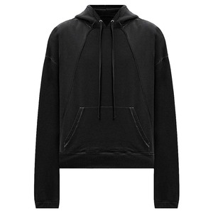 OEM recortado Boxy Mens Pullover sudaderas con capucha de alta calidad personalizado bordado de peso pesado sudaderas con capucha logotipo personalizado - Product Image 3