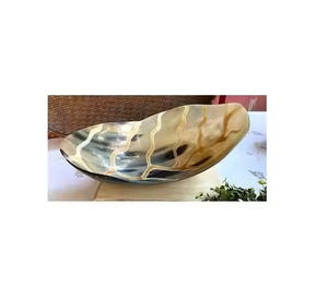 Producto hecho a mano de alto pulido para Hotel, hogar, mesa de restaurante, uso decorativo, cuencos de cuerno de artesanía de media luna - Product Image 1