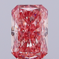 Diamant de laboratoire CVD taille Radiant de 1,01 carat, bleu vif fantaisie, clarté VS2, certifié IGI