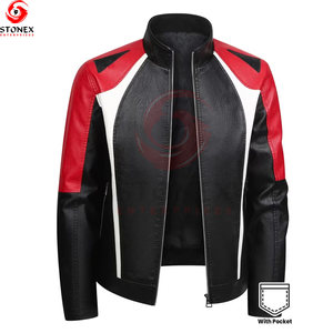 Veste en cuir imperméable et coupe-vent de haute qualité pour homme, nouvelle conception tendance, vente en gros, style streetwear - Product Image 1