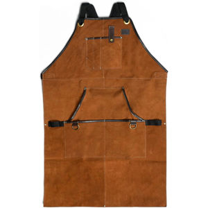 Tablier de soudage professionnel en cuir pour la sécurité en atelier et les tâches résistantes à la chaleur Tablier de protection en cuir conçu pour le soudage - Product Image 6
