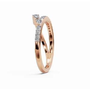 แหวนเพชรทรงมาร์คีส์และทรงลูกแพร์แบบซ้อนได้ พรีเมียม คาร์ติมานดูอาส น้ำหนัก 0.343 กะรัต ทอง 9 กะรัต 14 กะรัต 18 กะรัต ขายส่งออนไลน์ - Product Image 2