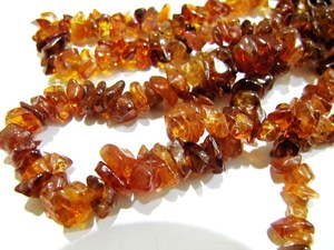 Citrine naturelle non coupée forme libre perles de puce 6 à 8mm perles graduées brin 34 pouces de long fabrication de bijoux perles de pierres précieuses non coupées - Product Image 2