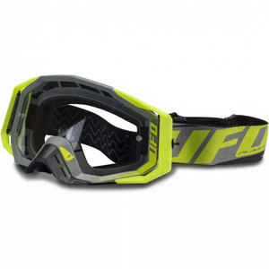 Masque de sport UFO MYSTIC jaune fluorescent et gris pour sports extrêmes - Product Image 1