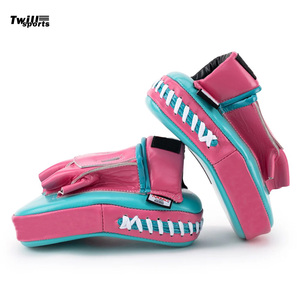 Thai Kick Training Mitt Five-Finger Leather Hand Target Fitness Focus Punch Pads Thickened <b>Dummy</b> for Martial Arts Boxing - Product Image 2