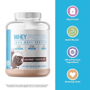 אבקת חלבון מי גבינה גרמנית למבוגרים, ללא סוכר, ללא שומן, לבניית שרירים, שריפת שומן, שיפור צפיפות העצם, בטעם וניל, 5 - Product Image 4