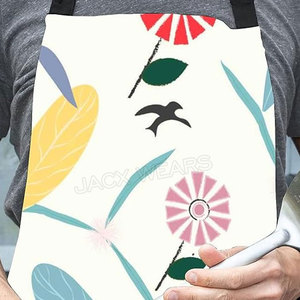 Delantal de babero de cocina de algodón 100% de calidad superior logotipo personalizado sin mangas Uso de limpieza de cocina - Product Image 3