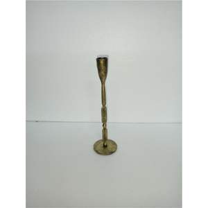 Support de bougie conique en laiton vintage en gros - Bougeoir élégant en métal martelé, grand porte-bougie pour les événements de mariage - Product Image 5