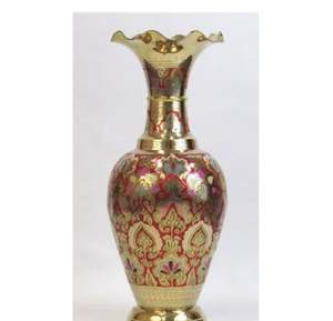 Florero de 11,5 pulgadas hecho de hierro más vendido personalizado para decoraciones de interiores y exteriores maceta de Metal sólido y florero - Product Image 4