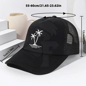 Sombrero de camionero de alta fabricación con tela Premium bordada personalizada, perfecto para aventuras casuales y comodidad durante todo el día - Product Image 5