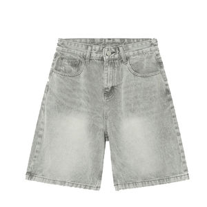 Hot Summer Vintage <b>Shorts</b> High Quality <b>Baggy</b> <b>shorts</b> <b>Men</b> Fit <b>Baggy</b> Jeans <b>Short</b> Dark Denim <b>Shorts</b> With Pocket for <b>Men</b> - Product Image 1