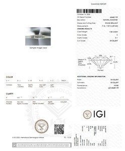 เพชรแท้ทรงกลมสีขาว น้ำหนัก 1.50 กะรัต คุณภาพ K สีขาวบริสุทธิ์ ระดับความสะอาด FL FLOW  รูปทรง EX ขัดเงา รุ่น BQ-49 จาก B2B D'Vins Jewels สำหรับผู้ที่ได้รับการรับรอง - Product Image 5