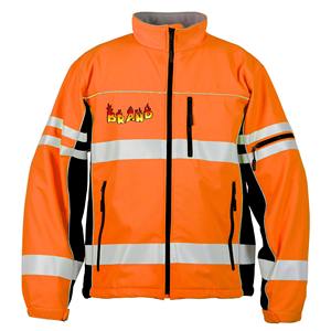 Chaqueta de seguridad de trabajo de visibilidad reflectante de seguridad de alta visibilidad en colores y tamaños personalizados con logotipo reflectante de la empresa - Product Image 3