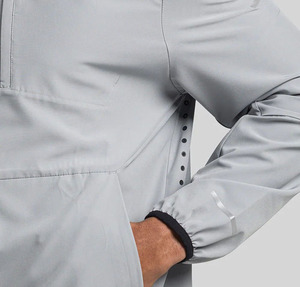 Sudaderas con capucha Unisex 380G 100% algodón para hombre con logotipo personalizado 3D en relieve Streetwear sudaderas con diseño de bolsillo serigrafiado - Product Image 5