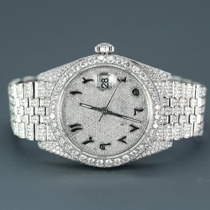 RB Gems 2024 Venta caliente de lujo plata oro completo diamante relojes mecánicos Hip Hop diamante con Moissanite Relojes Para Unisex - Product Image 4