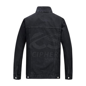 Vente en gros Veste jeans décontractée en ligne Vestes jeans pour hommes personnalisées à vendre - Product Image 2