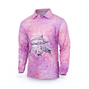 เสื้อมีฮู้ดสำหรับตกปลาและกลางแจ้ง UPF 50ระบายอากาศได้ดีแขนยาวขนาดใหญ่พิเศษดีไซน์ตามสั่ง - Product Image 6