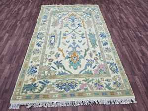 Alfombras de lana fina hechas a mano hechas en India, suaves, personalizables, 5x8, 12x14, tamaños para hoteles de oficina en casa, patrón abstracto de colores vibrantes - Product Image 6