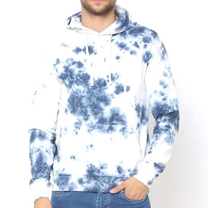 Pull Style Hommes Meilleure Qualité Tie Dye Print Hoodies à Vendre Bas quantité minimale de commande Custom Made in Stock Hoodies Fournisseur Du Pakistan - Product Image 1