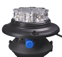 2025 plus récent 12/24V noir haut IP65 Super lumineux LED pompe à vide Base balise lumière véhicule spécial/camion/tout-terrain/fourgonnettes accessoires