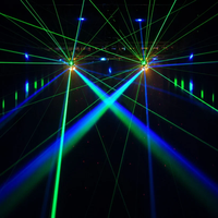 Lumière de boule magique DJ Disco, lumière LED RGB à effet stroboscopique laser avec contrôle DMX512 pour fête, bar, KTV