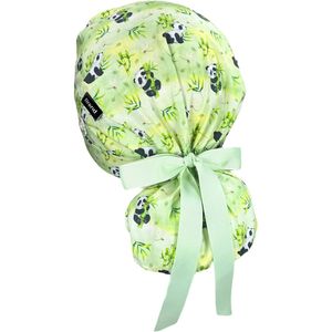 Bonnet ajustable personnalisé queue de cheval cheveux longs protection complète prix de gros assistant d'hygiéniste dentaire fourniture bonnets de gommage unisexe - Product Image 1